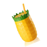 Fruit Shape Cup Double Layer Straw Cold Insulation Leakproof Plastic Cup for Summer Type3 300mL-500mL In Australia - Darrahopens