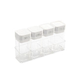 Seasoning Container Compact Portable Transparent Condiment Bottle for Kitchen Home 4 Seasoning Bottle In Australia - Darrahopens