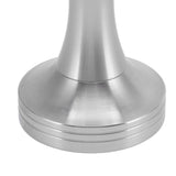 Crystal Ball Coffee Flat Tamper Stainless Steel Base Powder Hammer for Coffee Accessories Silver 51mm