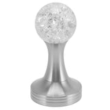 Crystal Ball Coffee Flat Tamper Stainless Steel Base Powder Hammer for Coffee Accessories Silver 53mm In Australia - Darrahopens