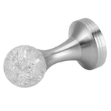 Crystal Ball Coffee Flat Tamper Stainless Steel Base Powder Hammer for Coffee Accessories Silver 53mm
