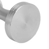 Crystal Ball Coffee Flat Tamper Stainless Steel Base Powder Hammer for Coffee Accessories Silver 53mm