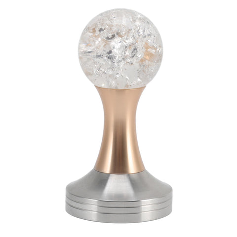 Crystal Ball Coffee Flat Tamper Stainless Steel Base Powder Hammer for Coffee Accessories Gold 51mm In Australia - Darrahopens