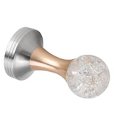 Crystal Ball Coffee Flat Tamper Stainless Steel Base Powder Hammer for Coffee Accessories Gold 53mm