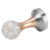 Crystal Ball Coffee Flat Tamper Stainless Steel Base Powder Hammer for Coffee Accessories Gold 53mm