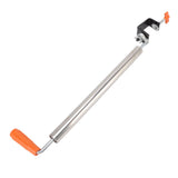 Rolling Pin Stainless Steel Dough Roller Fixed 360° Rotation for Pastry Bread Pizza M