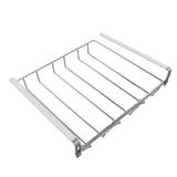 Wine Glass Holder Stainless Steel Punch Free Wine Glass Rack Under Cabinet for Home Goblet Storage