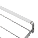 Wine Glass Holder Stainless Steel Punch Free Wine Glass Rack Under Cabinet for Home Goblet Storage