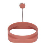 5 PCS Handle Egg Frying Rings Silicone Double Sided Egg Rings Quadrate Round Dual Use Omelet Mold