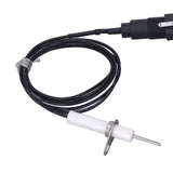 2 Pcs Piezo Igniter 1 Out 2 Push Button with Ignition Needle Wire 1 Meter Piezoelectric Ignition for Fireplace Oven Heater Kitchen