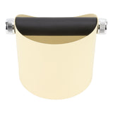 Coffee Knocking Slag Bucket Home Small Anti Slip Coffee Machine Grounds Box Powder Slag Recycling Bucket Yellow