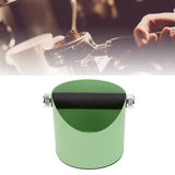Coffee Knocking Slag Bucket Home Small Anti Slip Coffee Machine Grounds Box Powder Slag Recycling Bucket Green