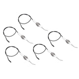 5pcs Spark Ignition Electrode Ceramic M10 Furnace Ignition Threaded Electrode for Push Button Piezo Igniter