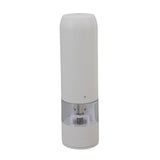 Electric Pepper Grinder Adjustable Coarseness Portable Pepper Mill for Pepper Salt Cayenne Cloves Vanilla White