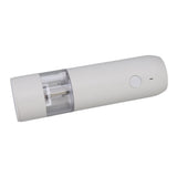 Electric Pepper Grinder Adjustable Coarseness Portable Pepper Mill for Pepper Salt Cayenne Cloves Vanilla White