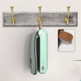 Mini Bag Sealer 2 in 1 Heat Sealer and Cutter Bottom Magnetic Handheld Plastic Bag Resealer Machine for Home Gray Green Polymer Battery Powered In Australia - Darrahopens