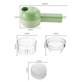 Garlic Chopper Electric Wireless Soft Handle Handheld Food Chopper for Home Kitchen Type1 In Australia - Darrahopens