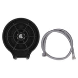 High Pressure Sink Glass Rinser Bar Automatic Cup Washer Kit with ABS Base 80cm Hose Black In Australia - Darrahopens