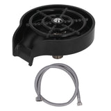 High Pressure Sink Glass Rinser Bar Automatic Cup Washer Kit with ABS Base 80cm Hose Black In Australia - Darrahopens