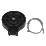 High Pressure Sink Glass Rinser Bar Automatic Cup Washer Kit with ABS Base 80cm Hose Black In Australia - Darrahopens