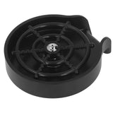 High Pressure Sink Glass Rinser Bar Automatic Cup Washer Kit with ABS Base 80cm Hose Black
