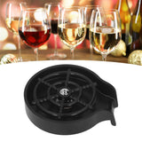 High Pressure Sink Glass Rinser Bar Automatic Cup Washer Kit with ABS Base 80cm Hose Black