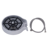 High Pressure Sink Glass Rinser Bar Automatic Cup Washer Kit with ABS Base 80cm Hose Silver In Australia - Darrahopens