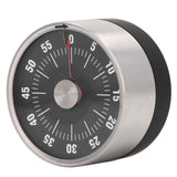 Magnetic Timer Magnet Design Stainless Steel 70db Alert High Accuracy Visual Timer for Kitchen Cooking Management Black