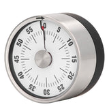 Magnetic Timer Magnet Design Stainless Steel 70db Alert High Accuracy Visual Timer for Kitchen Cooking Management White