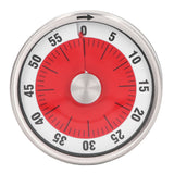 Magnetic Timer Magnet Design Stainless Steel 70db Alert High Accuracy Visual Timer for Kitchen Cooking Management White