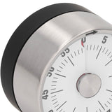 Magnetic Timer Magnet Design Stainless Steel 70db Alert High Accuracy Visual Timer for Kitchen Cooking Management White