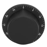 Kitchen Mechanical Timer 304 Stainless Steel Magnetic Suction Chef Cooking Timer Clock Black