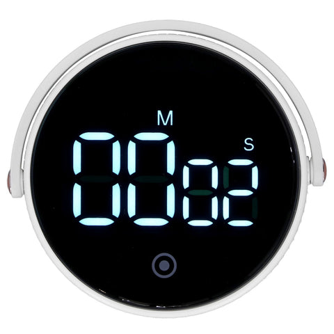 Electronic Timer with Stand Digital Display Magnetic Time Manager Timer for Office Kitchen White In Australia - Darrahopens