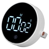 Electronic Timer with Stand Digital Display Magnetic Time Manager Timer for Office Kitchen White In Australia - Darrahopens
