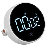 Electronic Timer with Stand Digital Display Magnetic Time Manager Timer for Office Kitchen White In Australia - Darrahopens