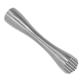 Stainless Steel Cocktail Muddler Food Grade Ergonomic One Piece Forging Drink Muddler for Kitchen Bar Short Handle