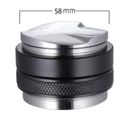 Coffee Leveler Stainless Steel Dual Head Dual Purpose Coffee Distributor for Home Cafe 58mm/2.3in