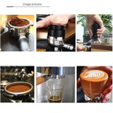Elastic Coffee Tamper Stainless Steel Constant Pressure Spring Coffee Tamper 2nd Generation Black 51mm/2.0in In Australia - Darrahopens