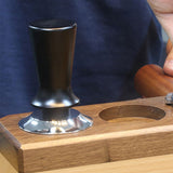 Elastic Coffee Tamper Stainless Steel Constant Pressure Spring Coffee Tamper 2nd Generation Black 51mm/2.0in In Australia - Darrahopens