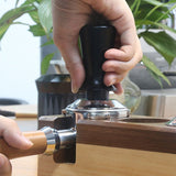 Elastic Coffee Tamper Stainless Steel Constant Pressure Spring Coffee Tamper 2nd Generation Black 51mm/2.0in In Australia - Darrahopens