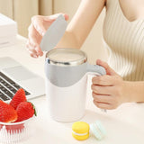 Stirring Cup 380ml 7000RPM Stainless Steel Inner Tank PP Shell Mixing Coffee Mug for Drinking Battery Powered Grey In Australia - Darrahopens