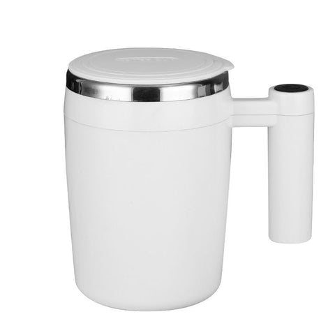 Stirring Cup 380ml 7000RPM Stainless Steel Inner Tank PP Shell Mixing Coffee Mug for Drinking Rechargeable Lithium Battery White In Australia - Darrahopens