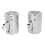 2pcs Stainless Steel Dredge Shaker with Lid Handle Salt Sugar Shakers Seasoning Pepper Shaker for Cooking Baking In Australia - Darrahopens