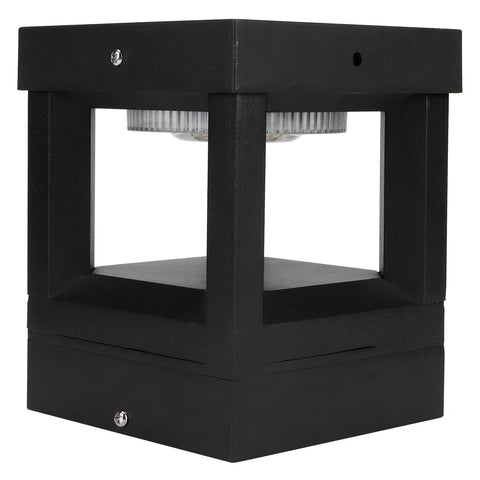 Solar Pillar Lamp Waterproof Die-Casting Aluminum Lawn Light for Garden Courtyard Pathway