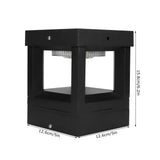 Solar Pillar Lamp Waterproof Die-Casting Aluminum Lawn Light for Garden Courtyard Pathway
