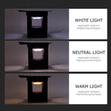 Solar Pillar Lamp Waterproof Die-Casting Aluminum Lawn Light for Garden Courtyard Pathway
