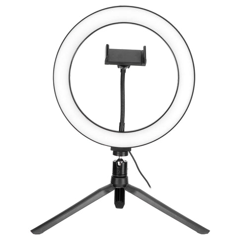 LED Ring Light 10 Levels Dimming Desktop Fill Lamp with 3 Color Temperature for Live Broadcast In Australia - Darrahopens