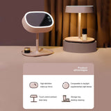 Make-Up Mirror Lamp Portable USB Charging LED Desktop Table Light for Bedroom Dormitory