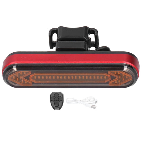 Bicycle Turn Signal Lamp USB Charging Wireless Remote Tail Light Mountain Bike Accessory