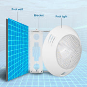 160LED Swimming Pool Light IP68 Waterproof Landscape Underwater Lamp 18W AC12V Warm Light